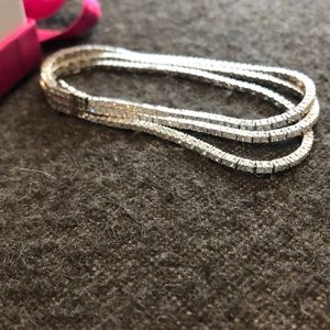 Mia costume jewelry triple strand bracelet